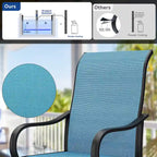 Swivel Outdoor Dining Armchair Patio Chair (Set of 2/4)
