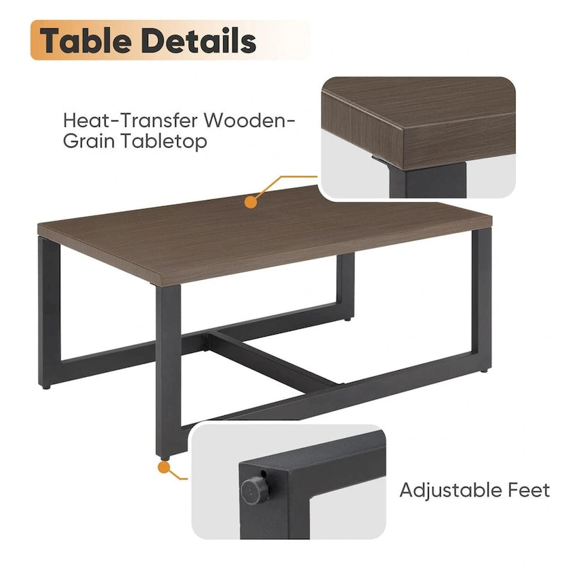 Outdoor Table Patio Coffee Table Large Table