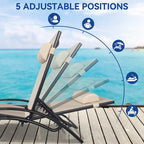 Lounge Chair And Side Table (3-Piece Set) - N/A