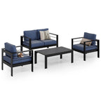 Royalcraft 4 Piece Aluminum Outdoor Patio Furniture Set