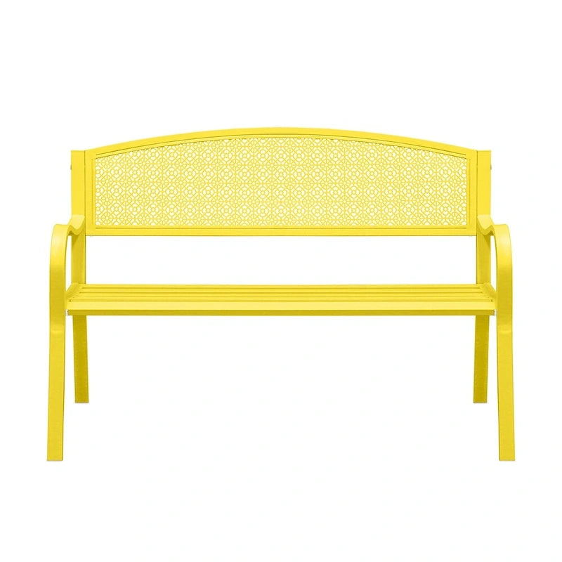 Maypex 2-Person Metal Outdoor Garden Bench