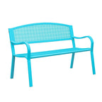 Maypex 2-Person Metal Outdoor Garden Bench