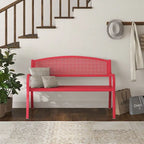 Maypex 2-Person Metal Outdoor Garden Bench