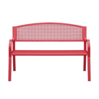 Maypex 2-Person Metal Outdoor Garden Bench