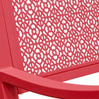 Maypex 2-Person Metal Outdoor Garden Bench