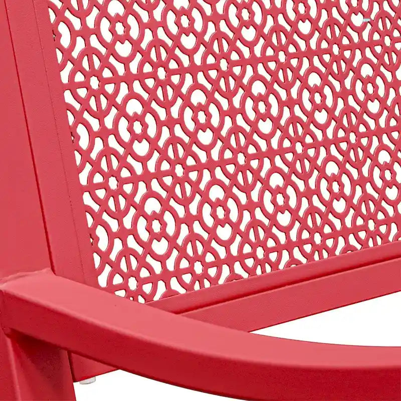 Maypex 2-Person Metal Outdoor Garden Bench