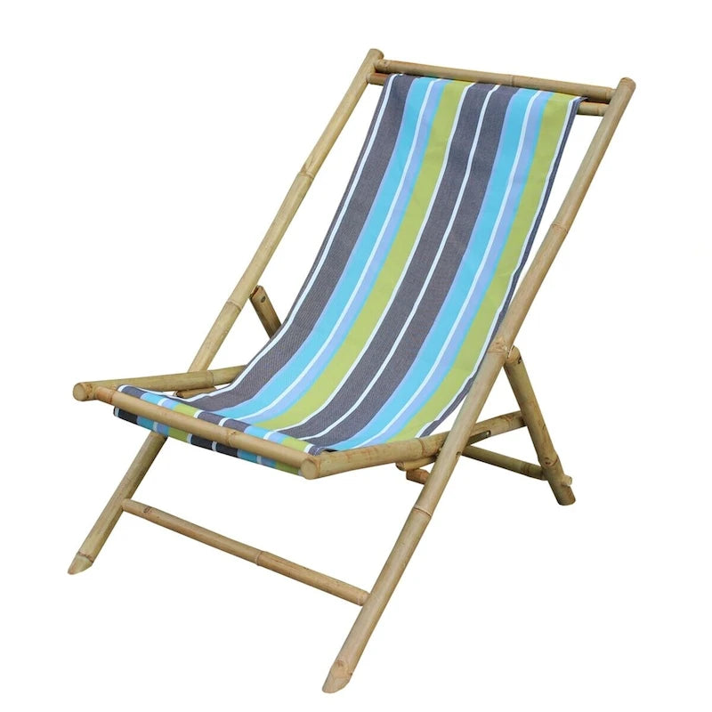 Sakami Folding Bamboo Sling Chairs (Set of 2) by Havenside Home