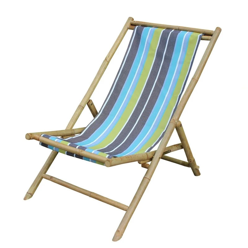 Sakami Folding Bamboo Sling Chairs (Set of 2) by Havenside Home