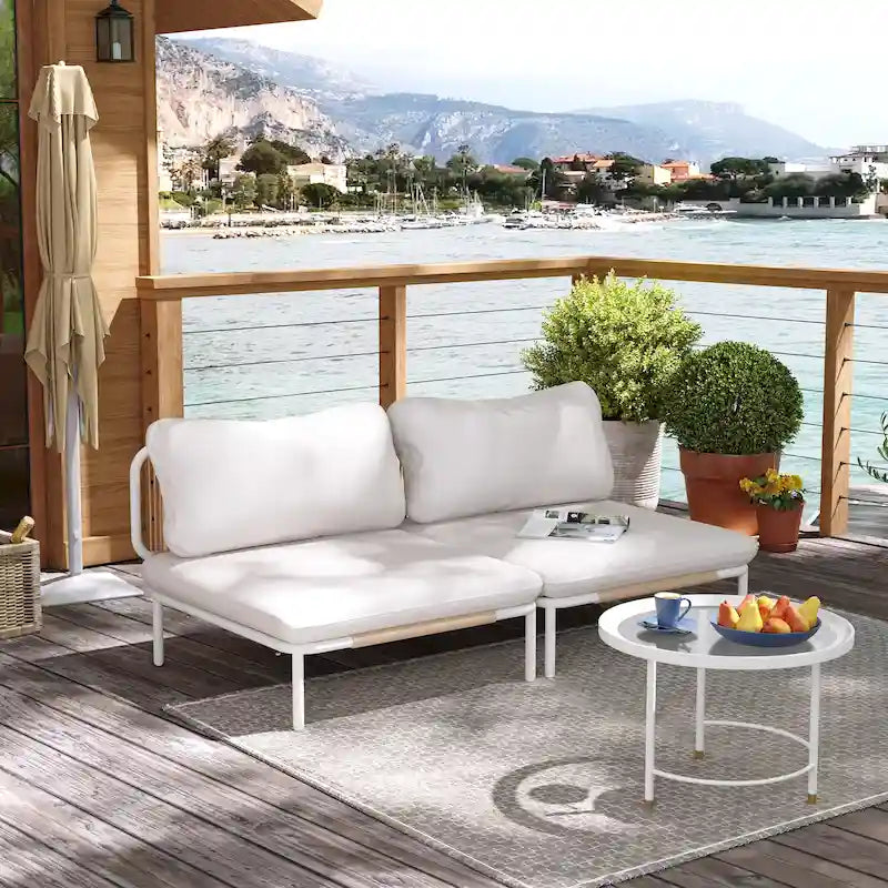 VredHom Outdoor Sectional Sofa Patio Furniture Sets