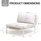 VredHom Outdoor Sectional Sofa Patio Furniture Sets