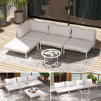VredHom Outdoor Sectional Sofa Patio Furniture Sets