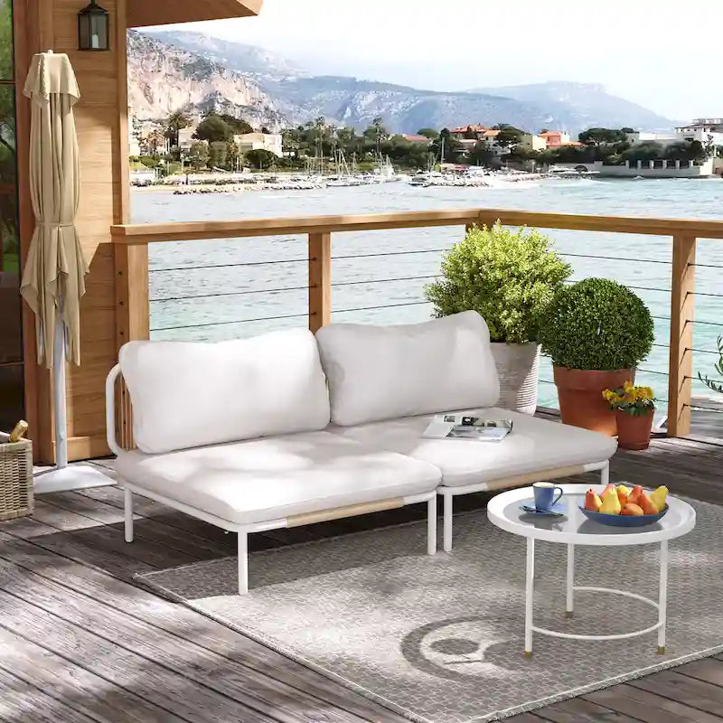 VredHom Outdoor Sectional Sofa Patio Furniture Sets