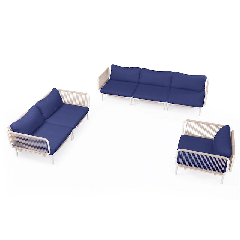 VredHom Outdoor Sectional Sofa Patio Furniture Sets
