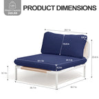 VredHom Outdoor Sectional Sofa Patio Furniture Sets