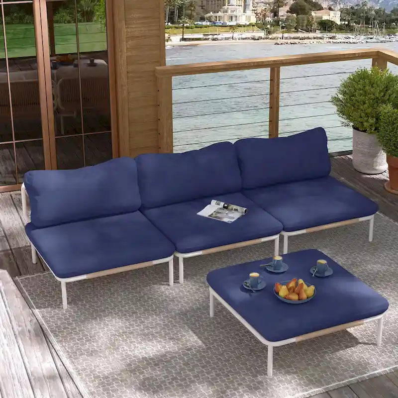 VredHom Outdoor Sectional Sofa Patio Furniture Sets