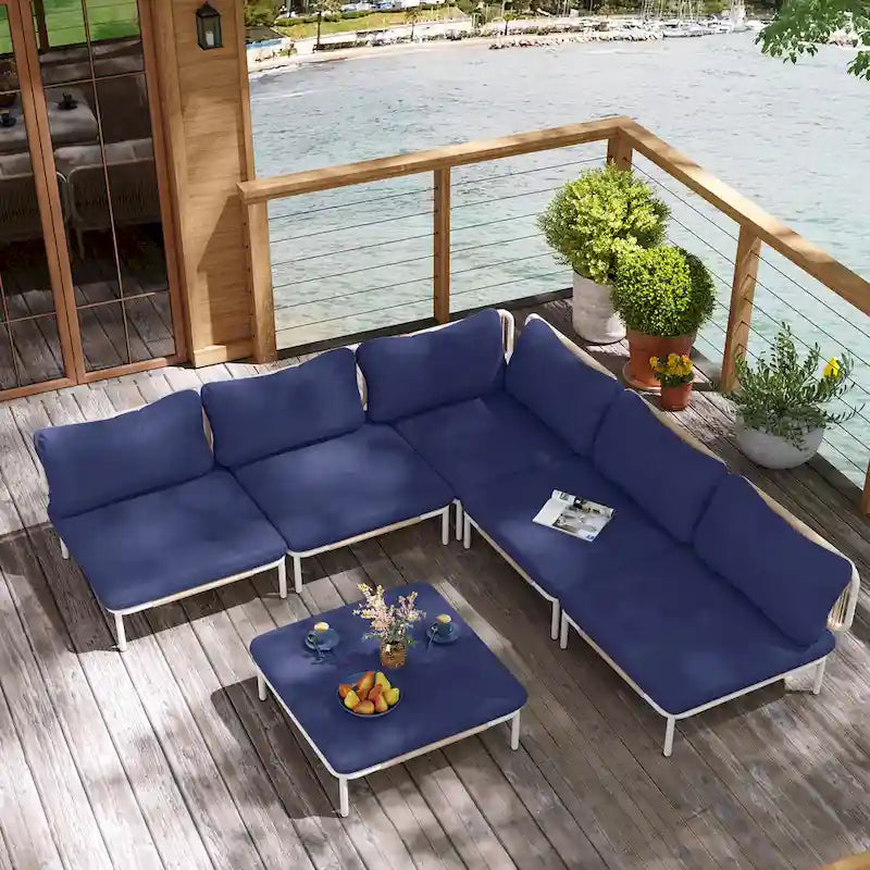 VredHom Outdoor Sectional Sofa Patio Furniture Sets