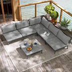 VredHom Outdoor Sectional Sofa Patio Furniture Sets