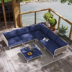 VredHom Outdoor Sectional Sofa Patio Furniture Sets