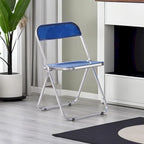 Clear Transparent Folding Chair Chair 1 Pc Plastic Living Room Seat - 18.50L * 16.33W * 29.52
