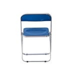 Clear Transparent Folding Chair Chair 1 Pc Plastic Living Room Seat - 18.50L * 16.33W * 29.52