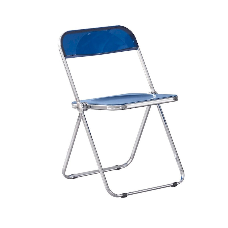 Clear Transparent Folding Chair Chair 1 Pc Plastic Living Room Seat - 18.50L * 16.33W * 29.52