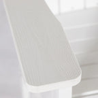 LUE BONA Plastic Patio Bar Stool Tall Adirondack Chairs,Bar Height Dining Chairs with Cup Holder