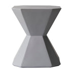 Azure 17-Inch Side Table in Fiberstone Accent End Table for Indoor and Outdoor