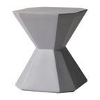 Azure 17-Inch Side Table in Fiberstone Accent End Table for Indoor and Outdoor