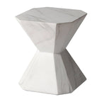 Azure 17-Inch Side Table in Fiberstone Accent End Table for Indoor and Outdoor