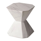 Azure 17-Inch Side Table in Fiberstone Accent End Table for Indoor and Outdoor