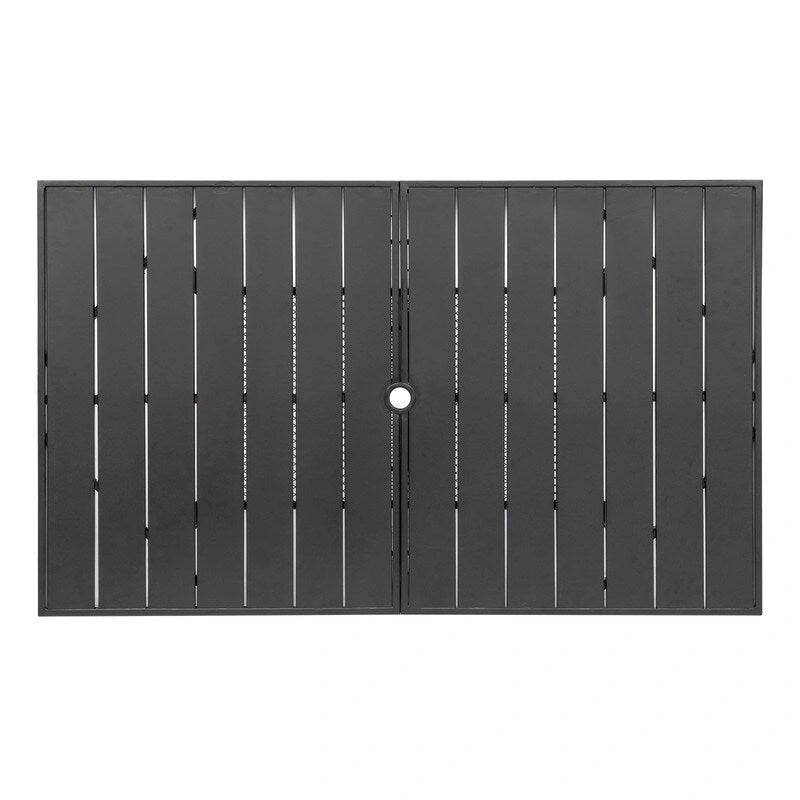 Patio 59 in. Wrought Iron Dining Table