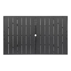Patio 59 in. Wrought Iron Dining Table