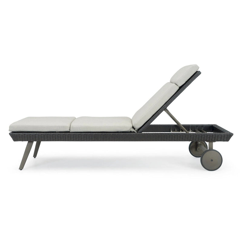Portofino Casual 2 Piece Sunbrella Outdoor Patio Lounger & Mattress