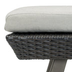 Portofino Casual 2 Piece Sunbrella Outdoor Patio Lounger & Mattress