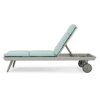 Portofino Casual 2 Piece Sunbrella Outdoor Patio Lounger & Mattress