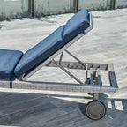 Portofino Casual 2 Piece Sunbrella Outdoor Patio Lounger & Mattress