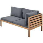 4 PCS Exotic design acacia wood outdoor sofa set