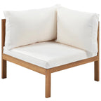 4 PCS Exotic design acacia wood outdoor sofa set
