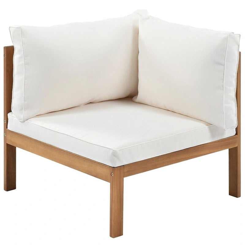4 PCS Exotic design acacia wood outdoor sofa set