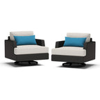 Portofino Comfort 2 Piece Sunbrella Outdoor Patio Motion Club Chairs