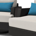 Portofino Comfort 2 Piece Sunbrella Outdoor Patio Motion Club Chairs