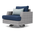 Portofino Comfort 2 Piece Sunbrella Outdoor Patio Motion Club Chairs