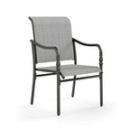 MAISON ARTS Outdoor Dining Chairs Set of 4, Breathable Material and Gourd Head Shape Armrest