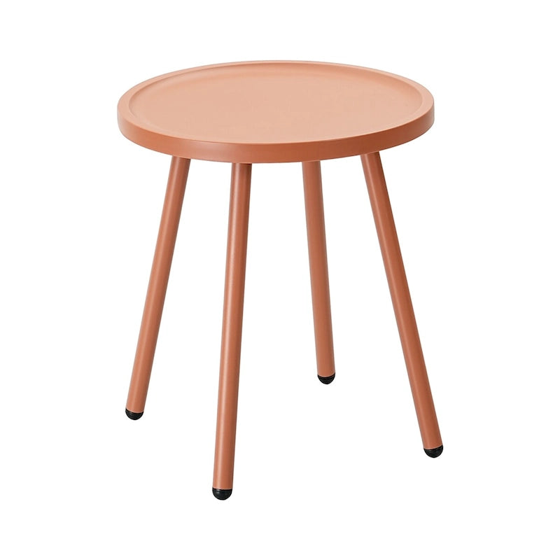 Werph Patio Table Living Room Side Table, Round Accent Table Small Side Table Nightstand