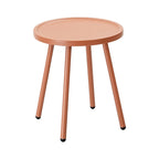 Werph Patio Table Living Room Side Table, Round Accent Table Small Side Table Nightstand