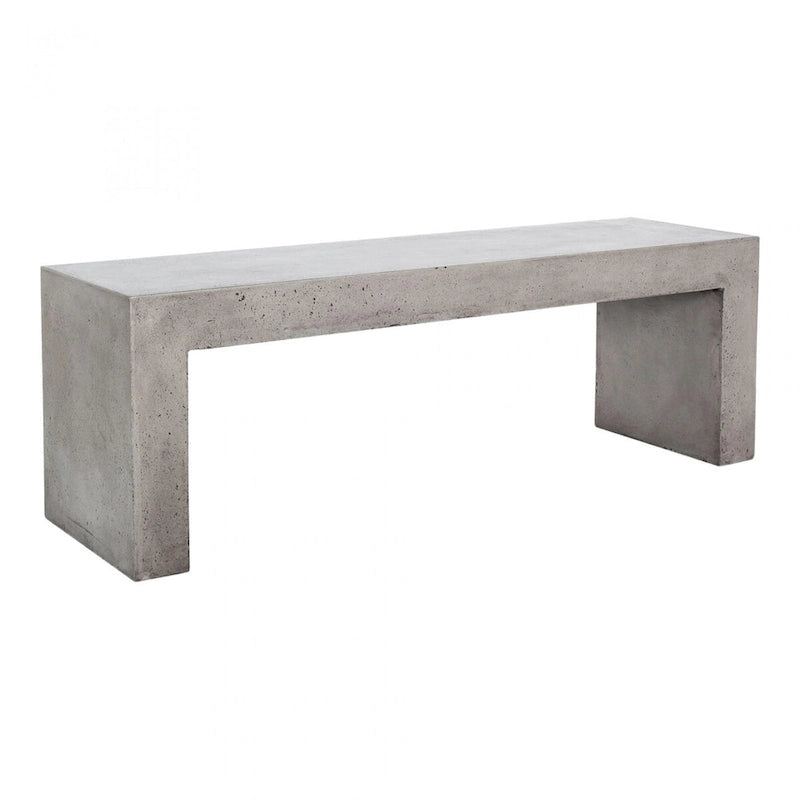 Macari Latia Concrete Outdoor Modern Bench