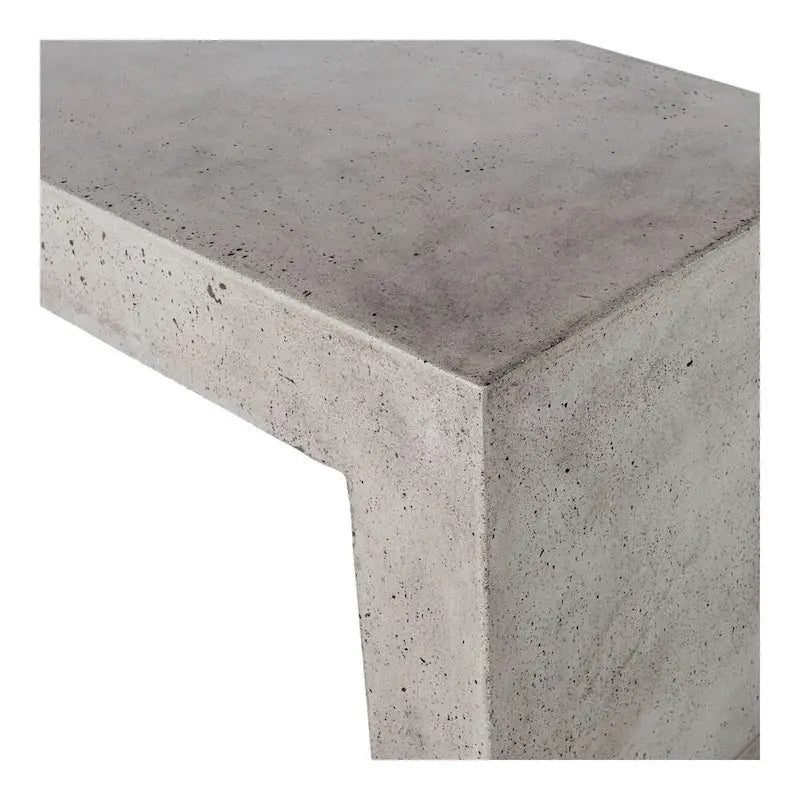 Macari Latia Concrete Outdoor Modern Bench