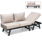 VredHom Outdoor Sectional Set Aluminum Patio Daybed Sofa