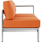 Beach Outdoor Patio Aluminum Loveseat