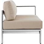 Beach Outdoor Patio Aluminum Loveseat